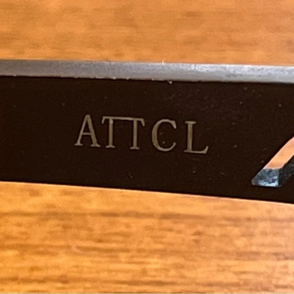 ATTCL Men's Polarized Sunglasses Al-Mg Metal Frame Ultra Light Black/Blue